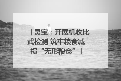 灵宝：开展机收比武检测 筑牢粮食减损“无形粮仓”
