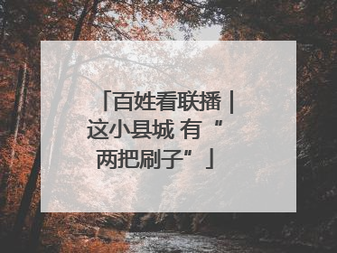 百姓看联播｜这小县城 有“两把刷子”