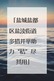 盐城盐都区盐渎街道多措并举助力“秸”尽其用