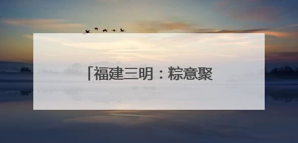 福建三明：粽意聚菁英 关爱暖征途