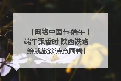 网络中国节·端午丨端午飘香时 陕西铁路绘就旅途诗意画卷