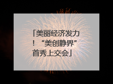 美丽经济发力！“美创静界”首秀上交会