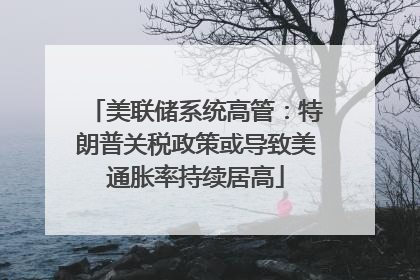 美联储系统高管：特朗普关税政策或导致美通胀率持续居高