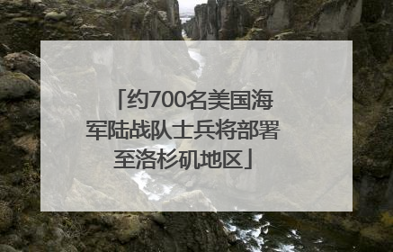 约700名美国海军陆战队士兵将部署至洛杉矶地区