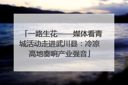 一路生花——媒体看青城活动走进武川县：冷凉高地奏响产业强音