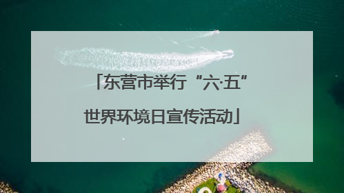 东营市举行“六·五”世界环境日宣传活动