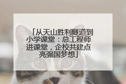 从天山胜利隧道到小学课堂：总工程师进课堂，企校共建点亮强国梦想