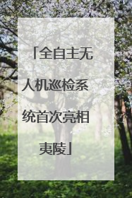 全自主无人机巡检系统首次亮相夷陵