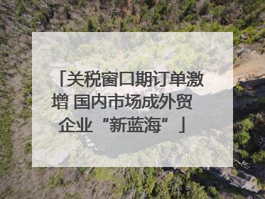 关税窗口期订单激增 国内市场成外贸企业“新蓝海”