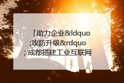 助力企业“攻防升级” 成都搭建工业互联网安全供需对接平台