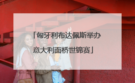 匈牙利布达佩斯举办意大利面桥世锦赛
