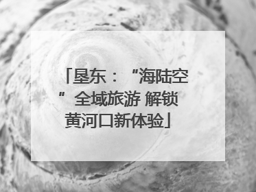 垦东：“海陆空”全域旅游 解锁黄河口新体验