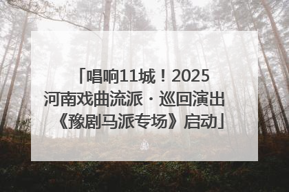 唱响11城！2025河南戏曲流派・巡回演出《豫剧马派专场》启动