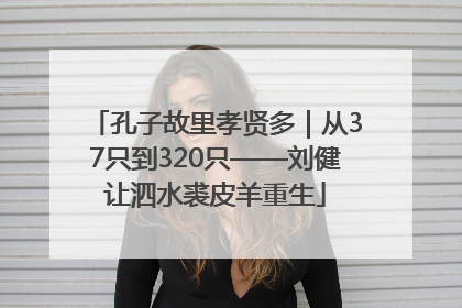 孔子故里孝贤多｜从37只到320只——刘健让泗水裘皮羊重生
