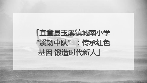宜章县玉溪镇城南小学“溪韧中队”：传承红色基因 锻造时代新人