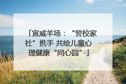 宣威羊场：“警校家社”携手 共绘儿童心理健康“同心圆”