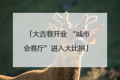 大吉巷开业 “城市会客厅”进入大比拼