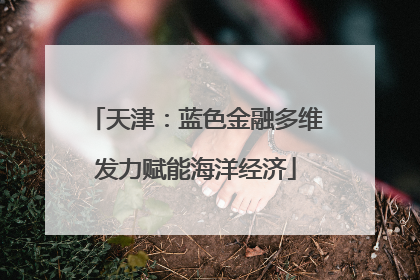 天津：蓝色金融多维发力赋能海洋经济