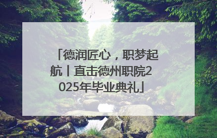 德润匠心，职梦起航丨直击德州职院2025年毕业典礼