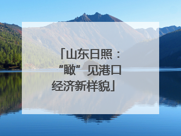 山东日照：“瞰”见港口经济新样貌