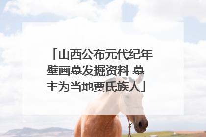 山西公布元代纪年壁画墓发掘资料 墓主为当地贾氏族人