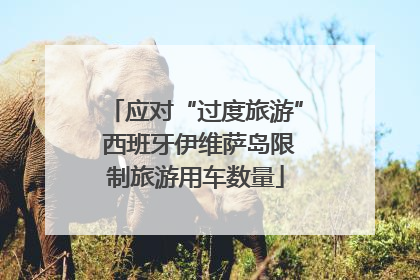 应对“过度旅游” 西班牙伊维萨岛限制旅游用车数量