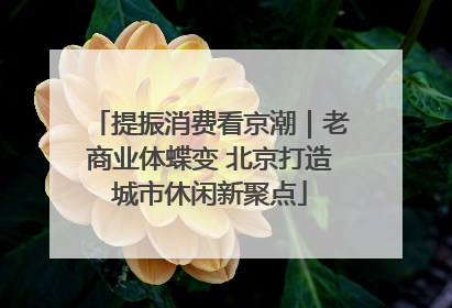 提振消费看京潮｜老商业体蝶变 北京打造城市休闲新聚点