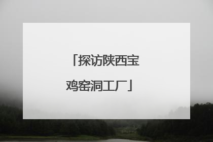 探访陕西宝鸡窑洞工厂