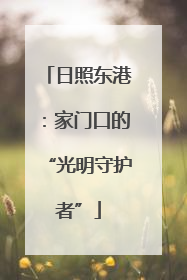 日照东港：家门口的“光明守护者”