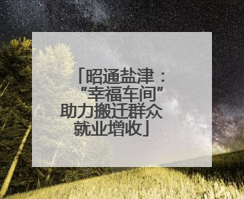 昭通盐津：“幸福车间”助力搬迁群众就业增收
