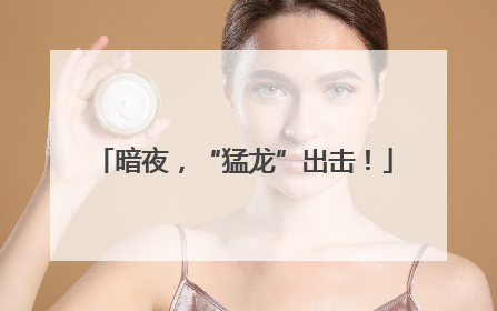 暗夜，“猛龙”出击！