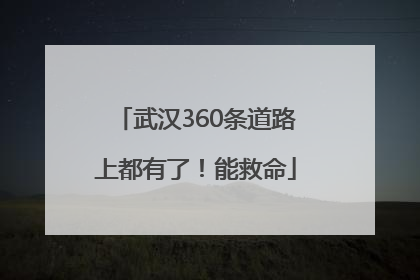 武汉360条道路上都有了！能救命