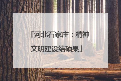 河北石家庄：精神文明建设结硕果