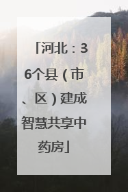 河北：36个县（市、区）建成智慧共享中药房