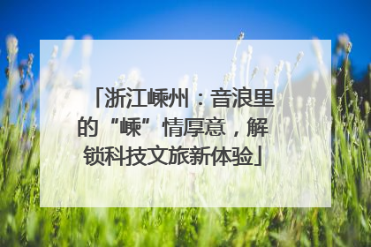 浙江嵊州：音浪里的“嵊”情厚意，解锁科技文旅新体验