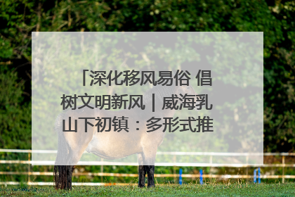 深化移风易俗 倡树文明新风｜威海乳山下初镇：多形式推进移风易俗 共筑文明和谐新风尚