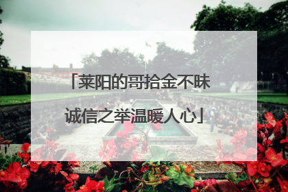 莱阳的哥拾金不昧 诚信之举温暖人心
