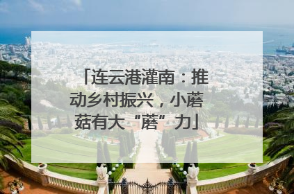 连云港灌南：推动乡村振兴，小蘑菇有大“蘑”力