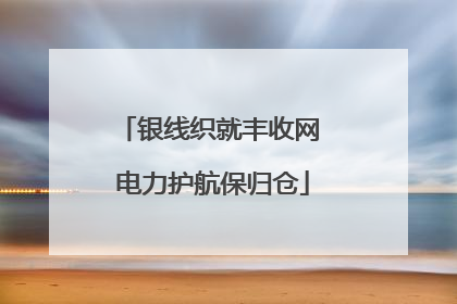银线织就丰收网 电力护航保归仓
