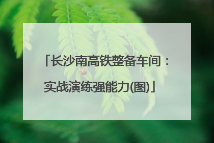 长沙南高铁整备车间：实战演练强能力(图)