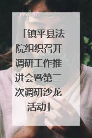 镇平县法院组织召开调研工作推进会暨第二次调研沙龙活动