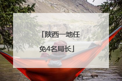 陕西一地任免4名局长