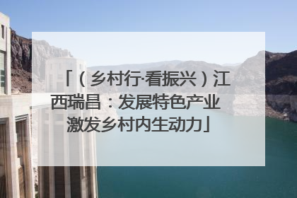 （乡村行·看振兴）江西瑞昌：发展特色产业 激发乡村内生动力