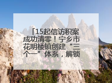 15起信访积案成功清零！宁乡市花明楼镇创建“三个一”体系，解锁基层治理新姿势