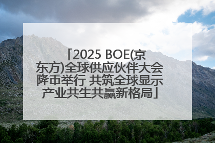 2025 BOE(京东方)全球供应伙伴大会隆重举行 共筑全球显示产业共生共赢新格局