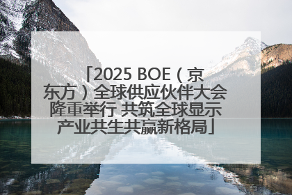 2025 BOE（京东方）全球供应伙伴大会隆重举行 共筑全球显示产业共生共赢新格局