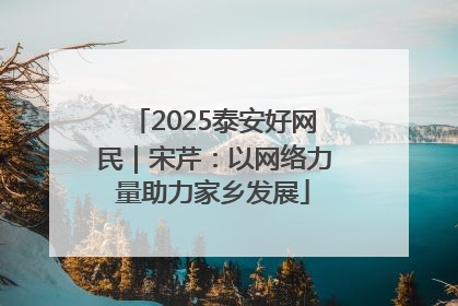 2025泰安好网民｜宋芹：以网络力量助力家乡发展