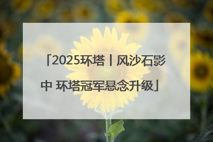 2025环塔丨风沙石影中 环塔冠军悬念升级