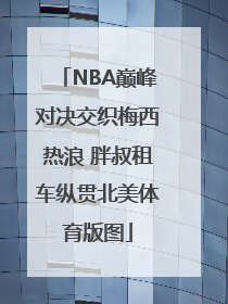 NBA巅峰对决交织梅西热浪 胖叔租车纵贯北美体育版图